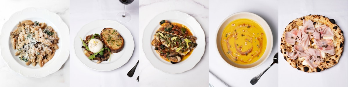 A variety of fall dishes served at Rosemary's during Fall 2025